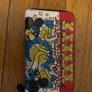Coach Mickey Keith Harring Wallet